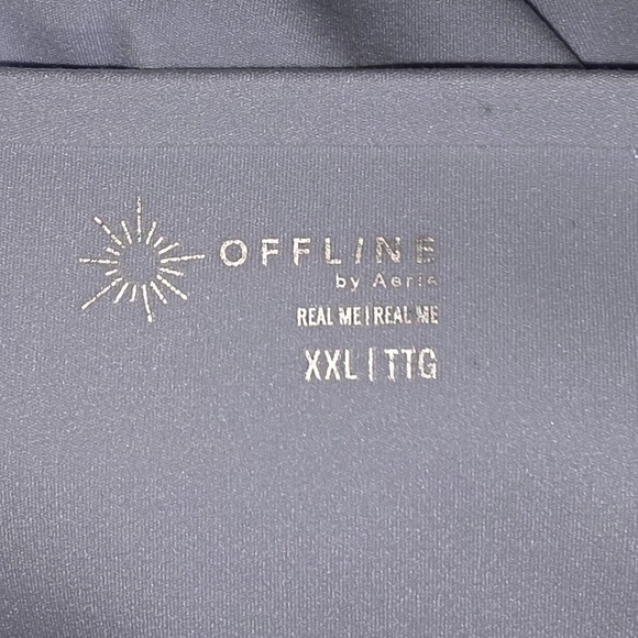 OFFLINE By Aerie Activewear Real Me Hold Up! Strappy Skort Dress Blue EUC - Picture 8 of 12